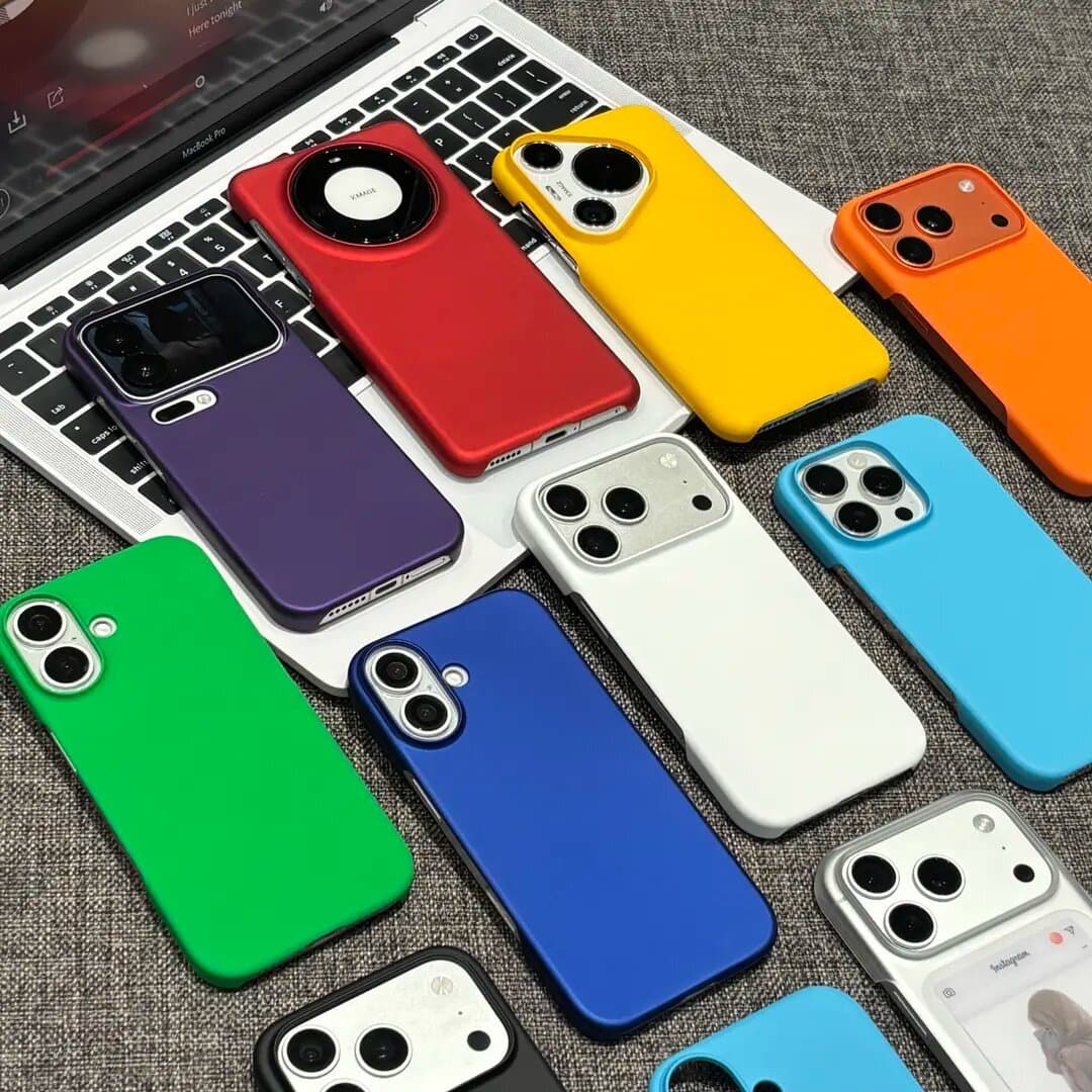Compatible with iPhone 17 Pro Max Case New Premium Semi-Bumper Ultra-Thin 17 Skin-Feel Minimalist Solid Color Protective Cover