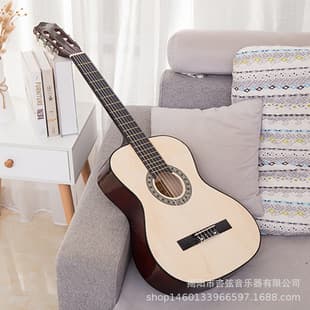 39 Inch Guitar Nylon String Classical Guitar for Beginners Male Female Entry Level Practice Instrument Factory Direct Cross-Border