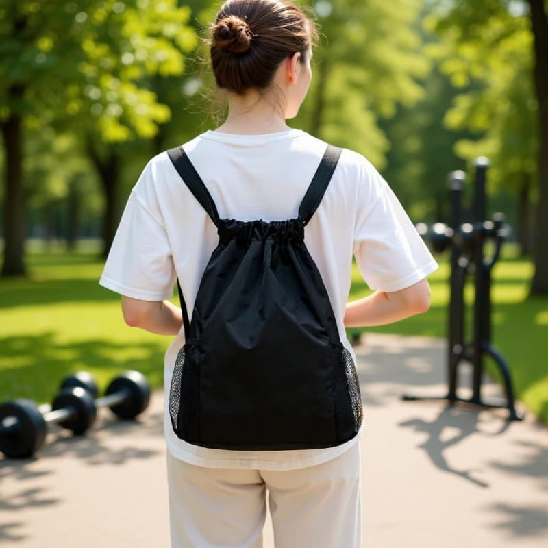 Bundle Pocket Drawstring Bag Sports Casual Backpack Oxford Cloth Large Travel Bag Student Football Shoes Bag Basketball Bag