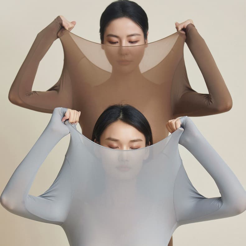 Autumn/Winter Hyaluronic Acid Beauty Skin Clothing Set High Elasticity Skin-Nourishing Long Sleeve Anti-Static Seamless Thermal Underwear Women Base Layer