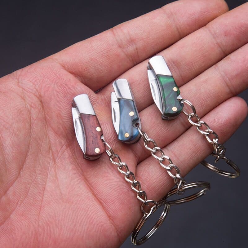 Miniature Folding Knife For Opening Packages Portable Pocket Keychain Premium Gift Knife Compact Size Handy Tool