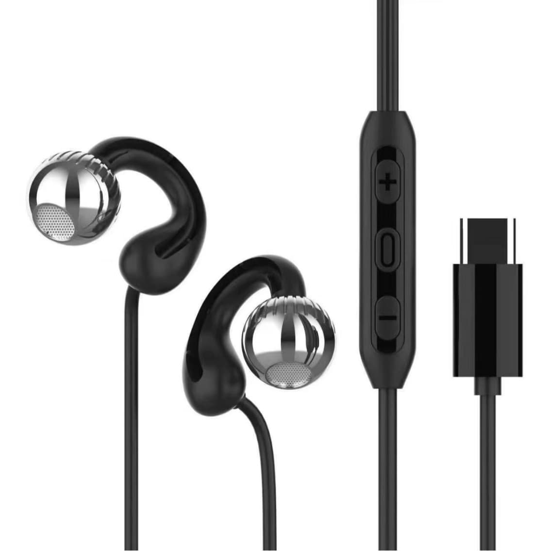 Wired Clip-on Earphones, Non-Bone Conduction, Open-Ear, with Mic for Desktop and Laptop, Comfortable for Long Wear, Over-Ear Style