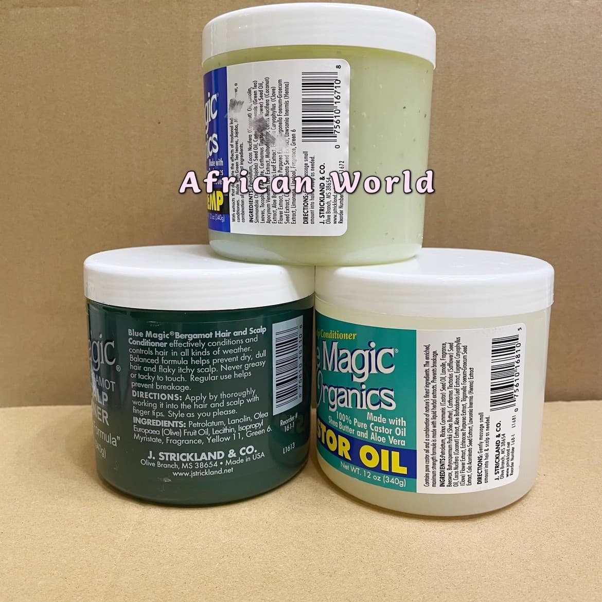 Blue Magic Hair Scalp Conditioner Castor Oil In Stock