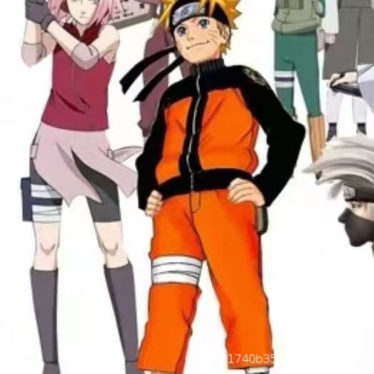 Halloween Anime Naruto Cosplay Costume Uzumaki Naruto Role-Playing Outfit + Headband