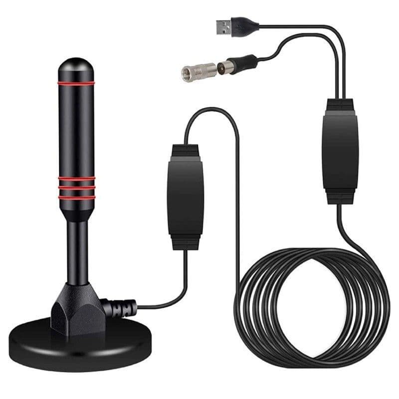 Digital TV Antenna Dual Amplifier DTMB TV Signal Antenna DVB-T Indoor TV Antenna