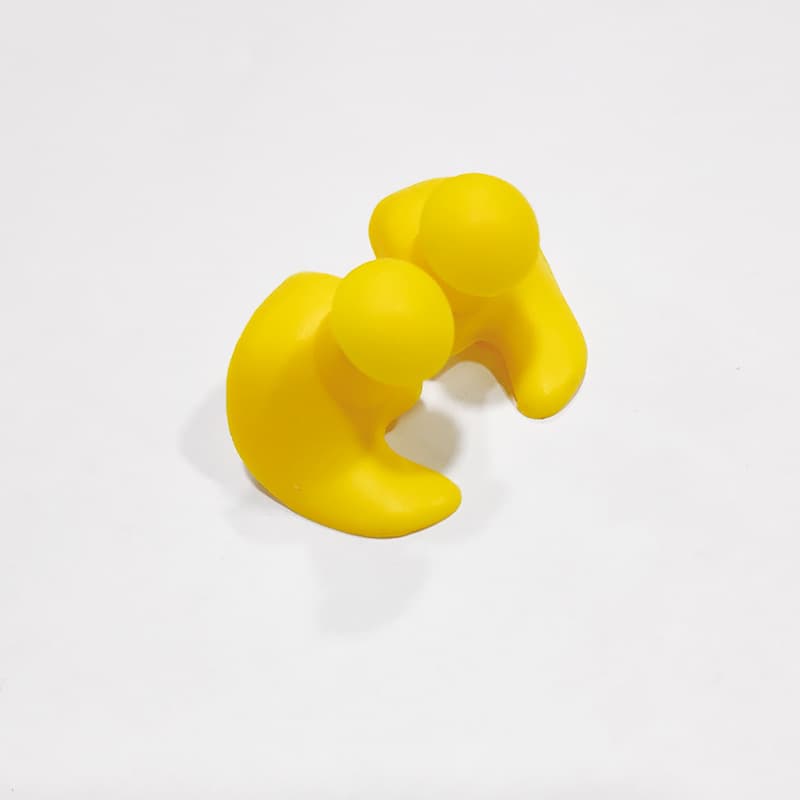 Waterproof Earplugs for Swimming, Soft Silicone Noise-Reducing Spiral Design with Case, Factory Direct Supply Cross-Border Ear Tips Silicone Sleeves