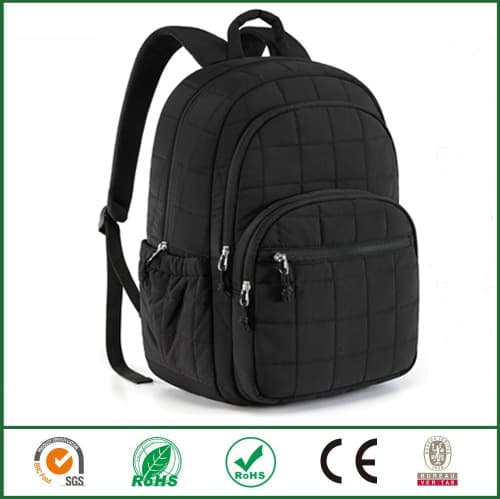 College Laptop Backpack for Women, Travel Backpack, Quilted Casual Bag, 15.6-Inch Laptop Waterproof Bag