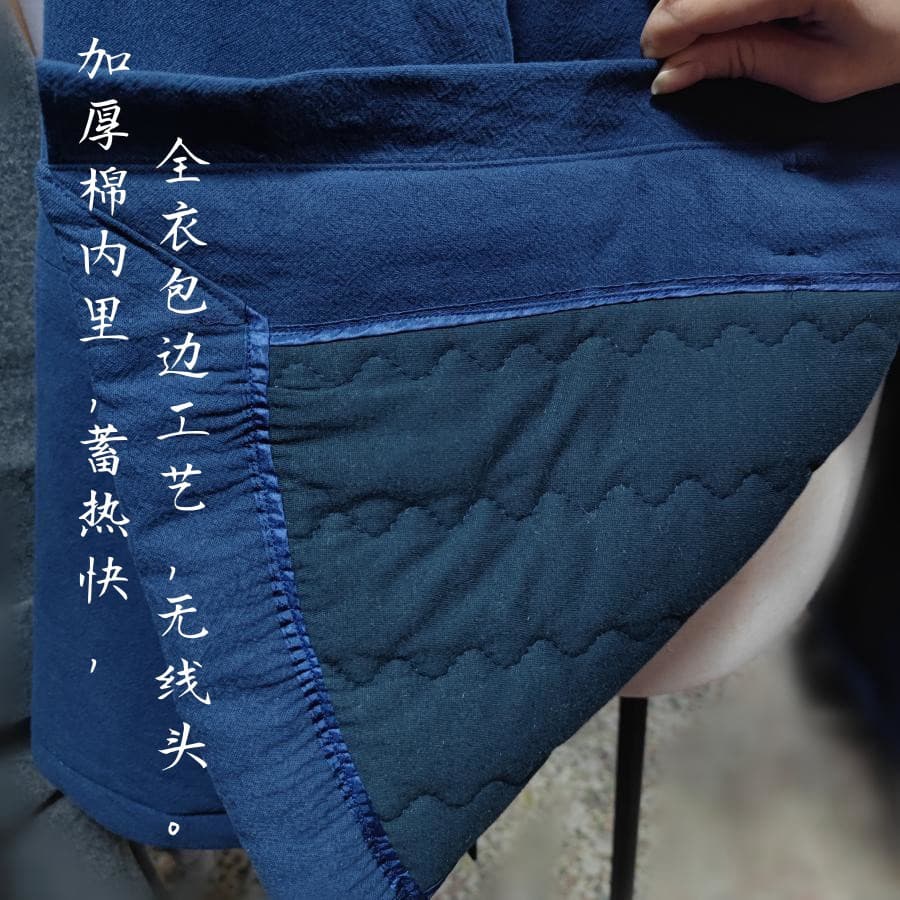 Factory direct supply of Taoist clothing for winter, warm men and women, thickened Taoist robes, cotton clothes, cotton-padded jackets, tops