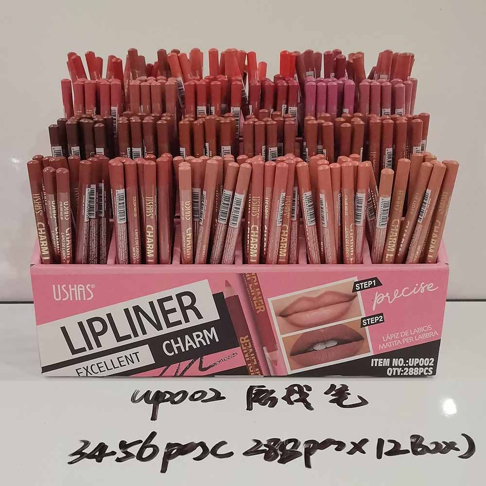 Export only [USHAS] P1202 Multi-Color Red nude lip liner multi-purpose cosmetic pen with Pen Holder
