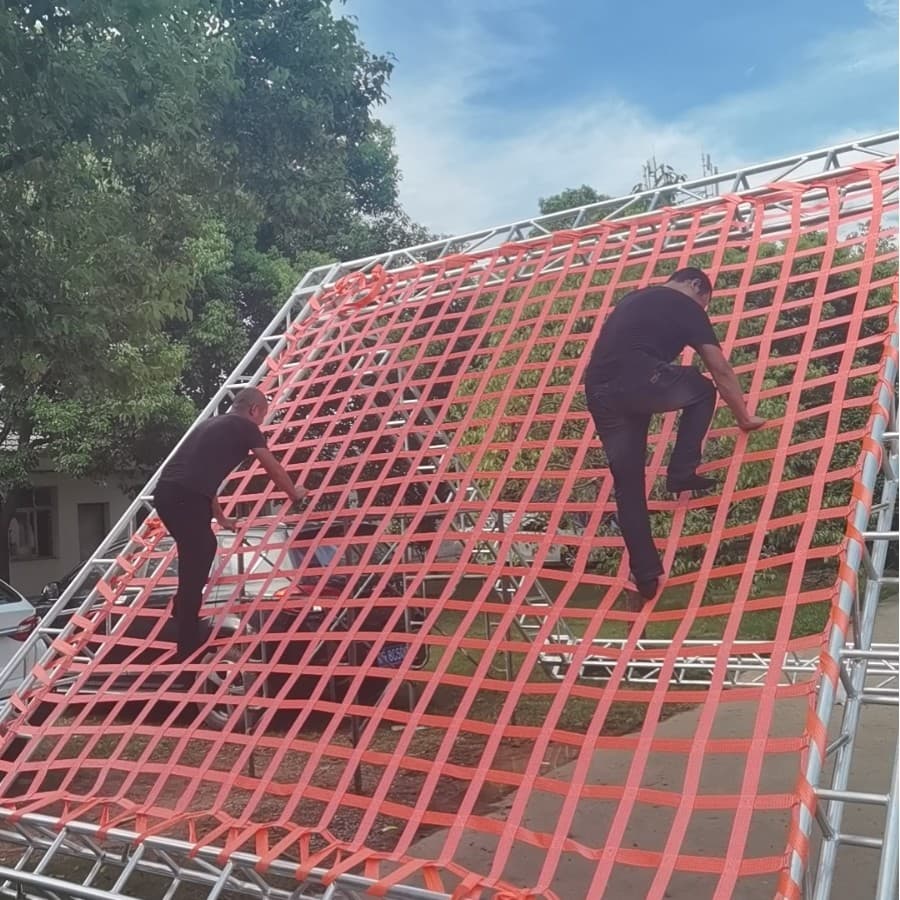 Children's Outdoor Physical Training Climbing Net Ninja Warrior Weaving Interest Development Expansion Net