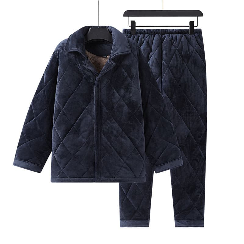 Homewear Set Detention Center Prison Winter Crystal Fleece Cotton Lined Jacket Thickened Fleece Lined Warm Detention Center Cotton Jacket