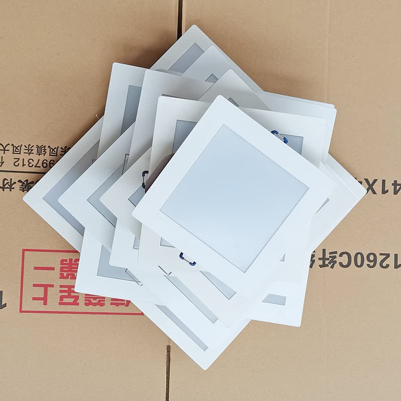 White LED Kitchen Bathroom Ceiling Light, Recessed Embedded Kitchen Light, Balcony Bathroom Ceiling Drop Light, Square