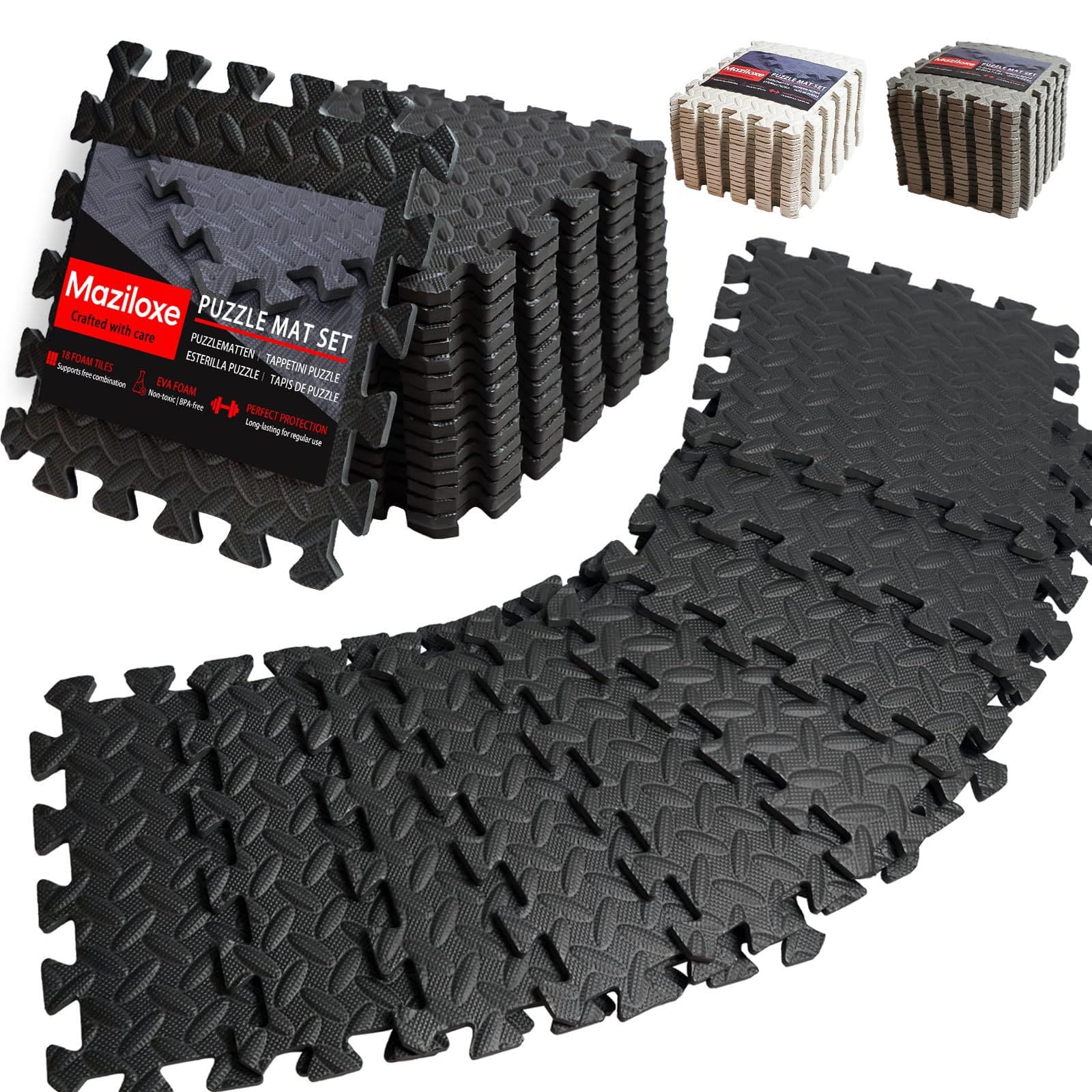Spliced foam floor mat thickened non-slip household children's crawling mat gym exercise mat puzzle carpet for cross-border
