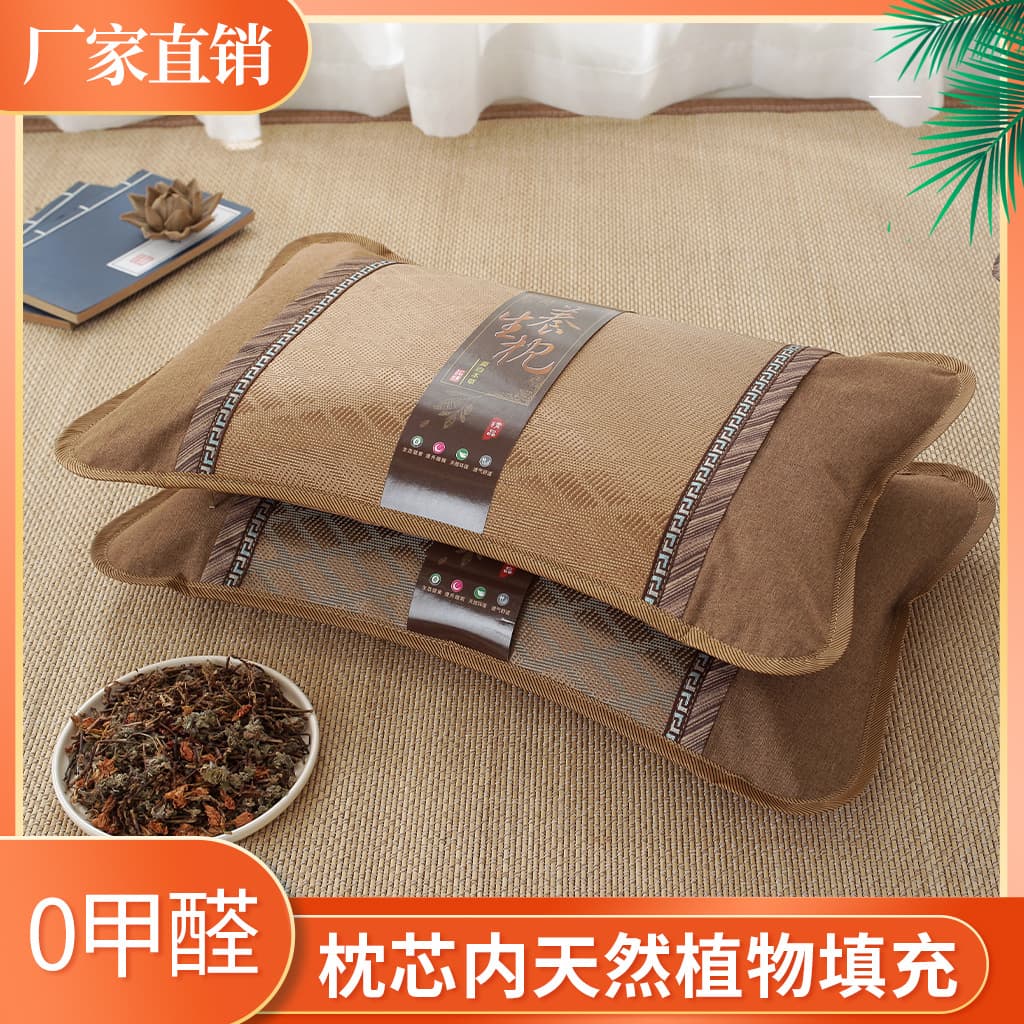 Moonlight fashion rattan pillow summer adult tea-scented single cool pillow