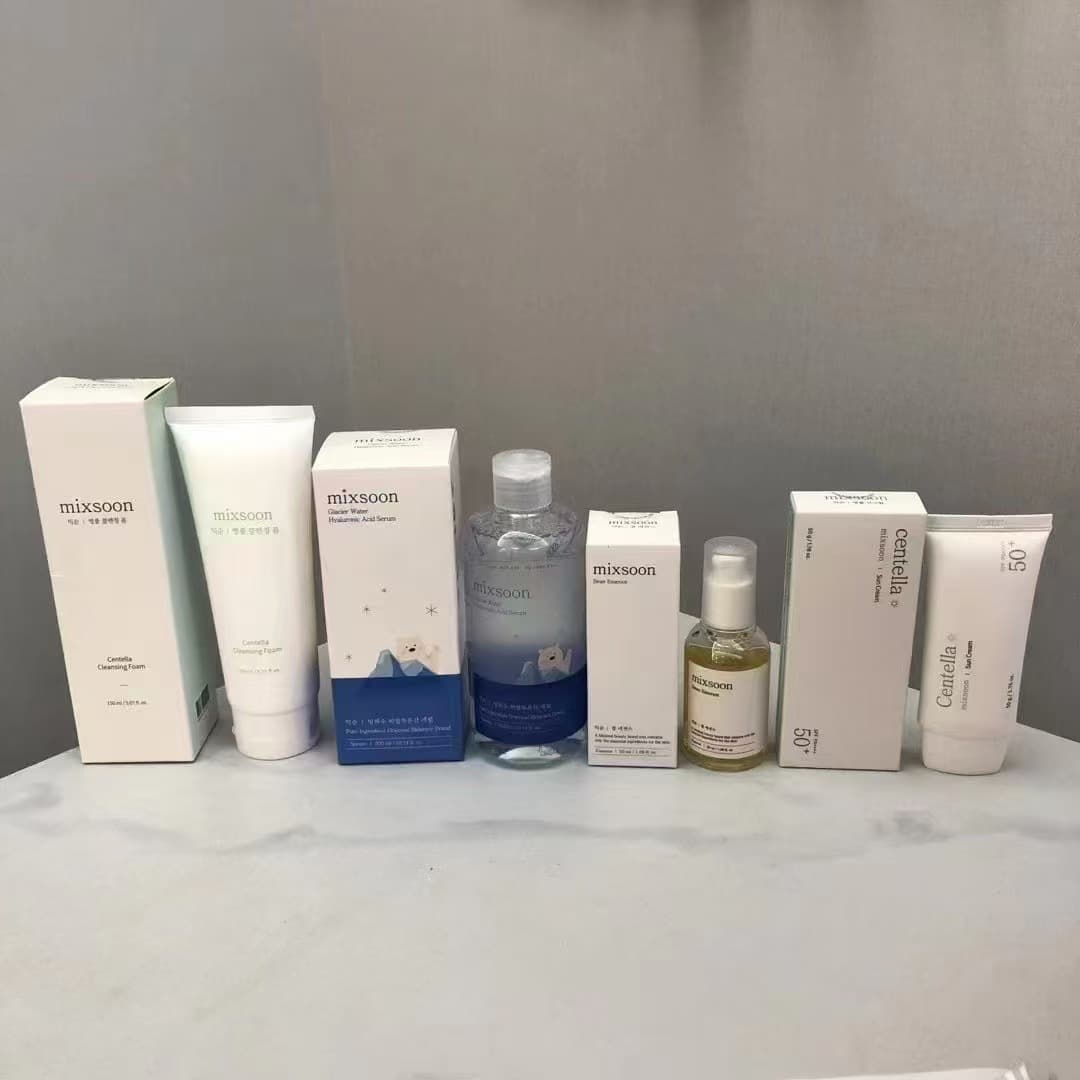 Cross-border Korean Best-selling Mixsoon Soybean Essence Moisturizing Serum Exfoliating Hydrating Snail White Bean Essence