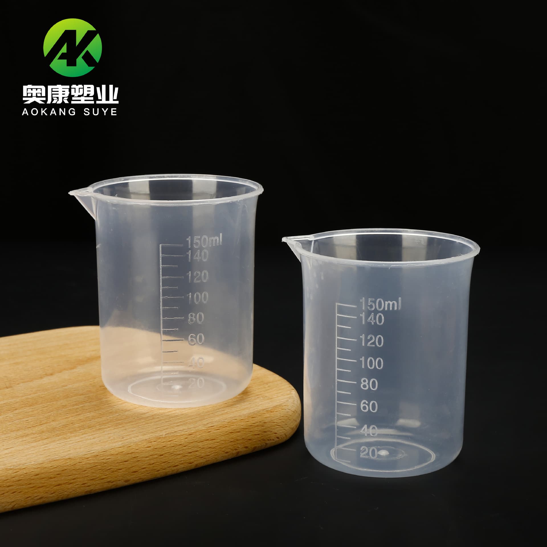 Wholesale Thickened Measuring Cup 150ml Beaker Laboratory Measuring Cup PP Thickened 150ml Graduated Cup Paint Mixing Cup