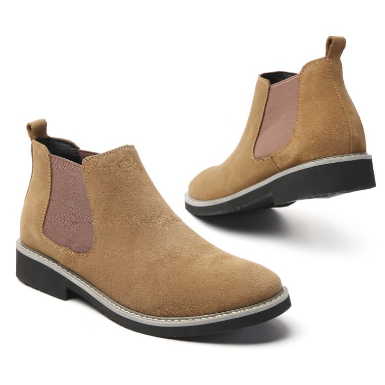 2026 Winter European and American Amazon Independent Station Men's Boots Martin Boots British Casual High-Top Ankle Boots
