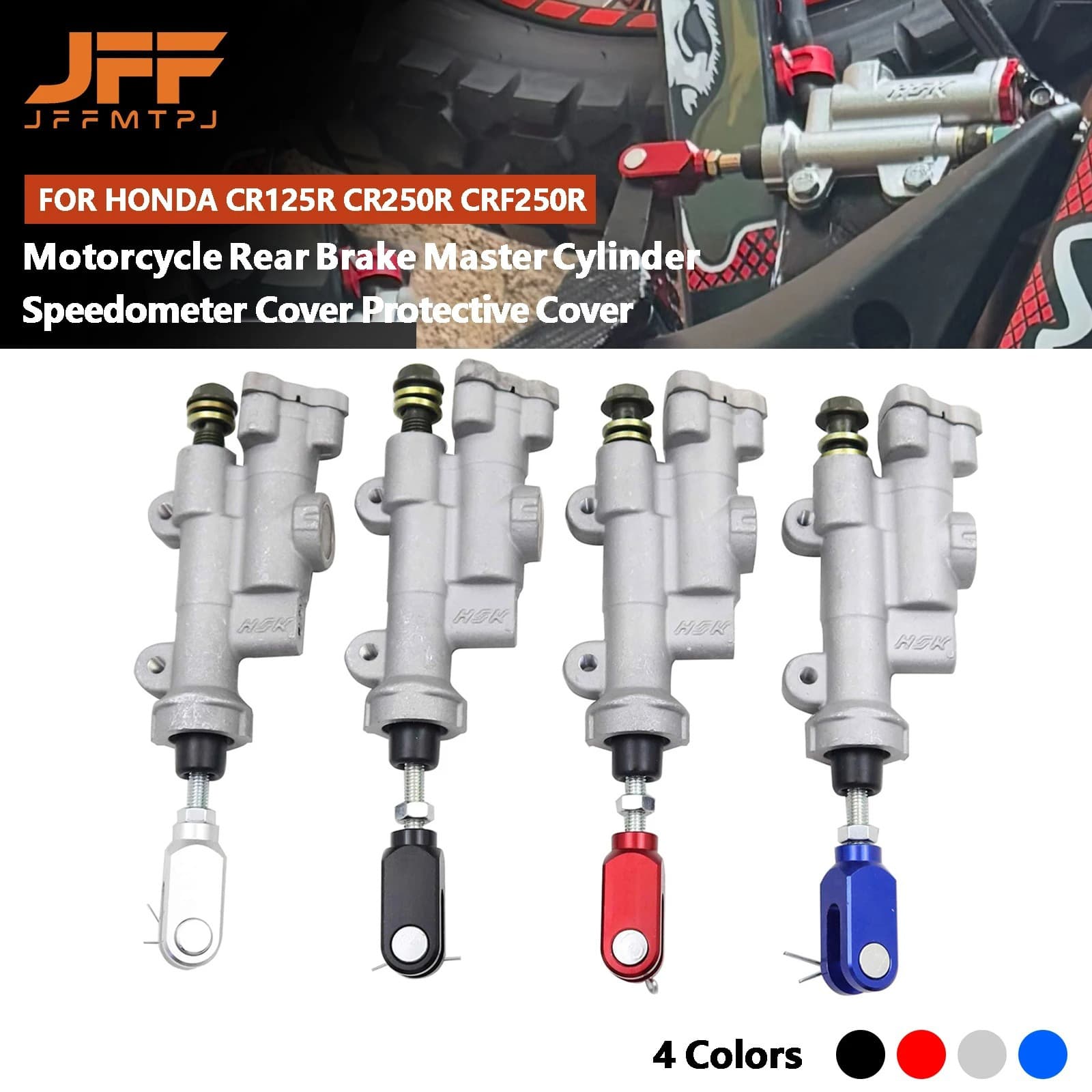 Motorcycle rear brake assembly disc brake pump suitable for Honda CR125R/CR250R/CRF250R four colors