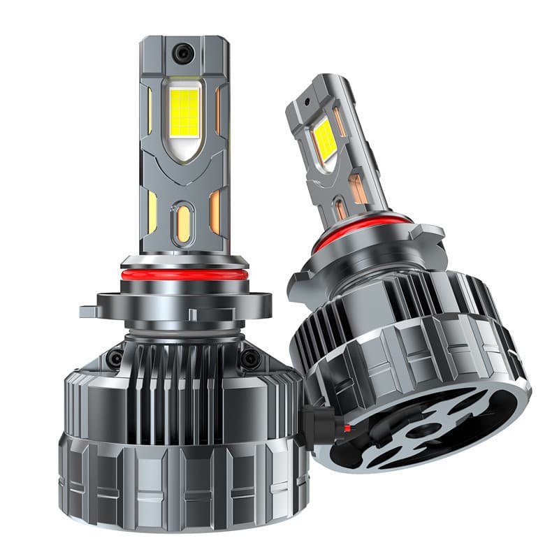 V33 six copper tube car LED headlight 360W high power decoding direct plug-in headlight high and low beam integrated headlight