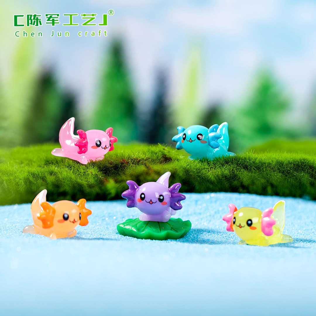 Cute Hexagon Dragon Micro Landscape, DIY Moss for Fish Tank, Succulent Landscape Gardening Decorative Accessories, Cross-border Small Ornaments