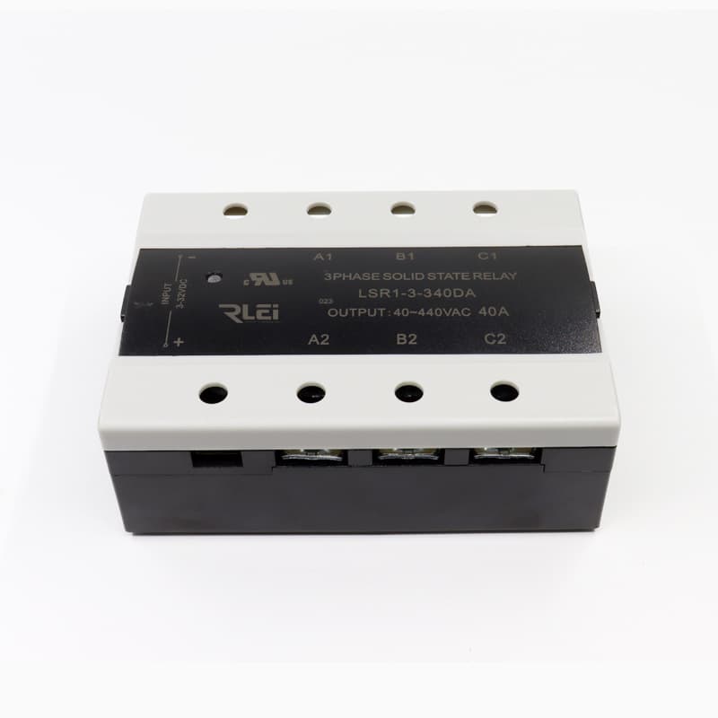 10A25A40A Manufacturer SSR40DA Ruilei Industrial LSR1-3-340DA Three-phase Solid State Relay RLEI