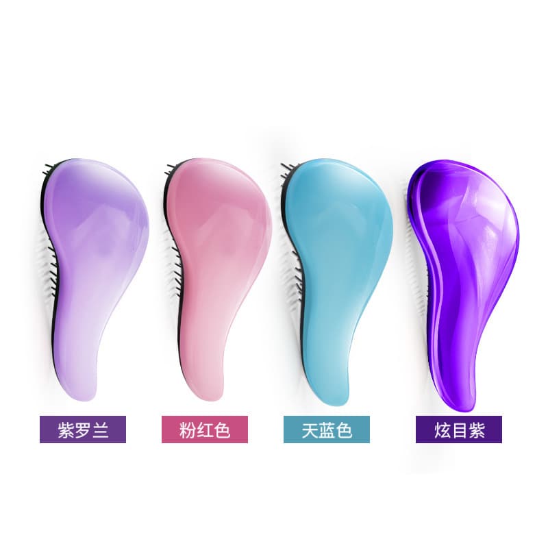 Women's Home Anti-Static Hair Curling Comb Handle Magic Comb Smoothing Hairdressing Portable Beauty Princess