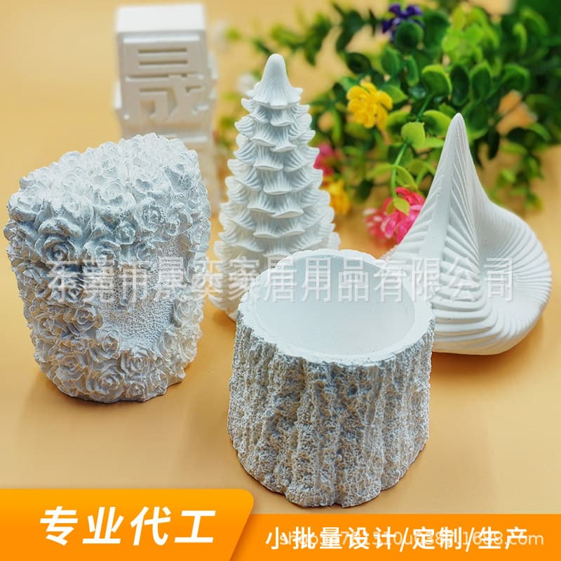 Source Factory Gypsum Style Defined Scented Diffuser Stone - Car and Home Decor Ornament with Odor Neutralization