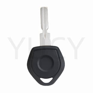 For BMW Flat Chip Key Case with Key Blank HU58 Motorcycle Spare Key Case Chip Compatible
