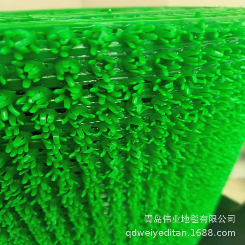 PE small green grass display cabinet with hollow design, green fridge mat, ordering cabinet, fresh produce preservation, and simulated greenery.