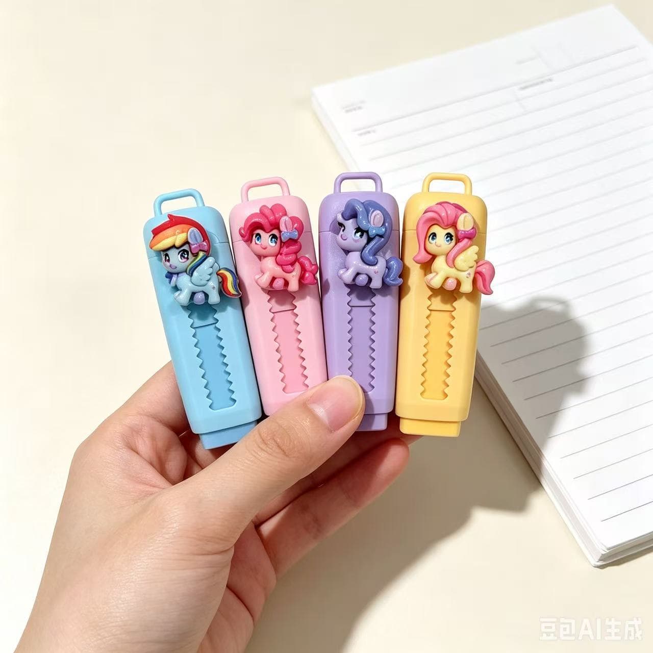 Capybara Eraser for Elementary Students, Dust-Free Clean Correction Eraser, Push-Pull Eraser for Kindergarten