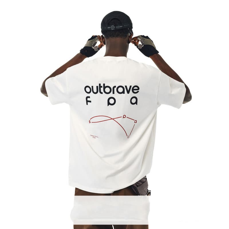EBA Sports Cool Cotton Short Sleeve T-Shirt, Chinese Trendy Loose Couple Style, Premium Design Summer White Tee