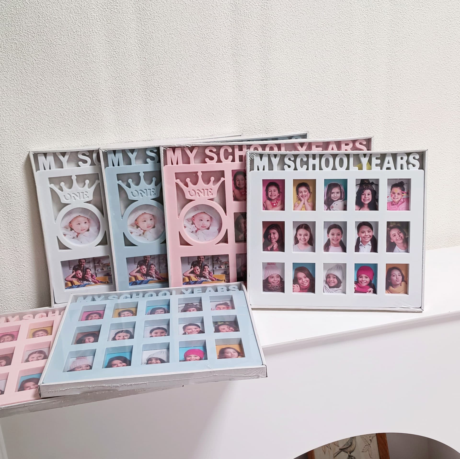 Kids Growth Record Letter Photo Frame Tabletop ID Photo Frame Elementary School Campus Memorial Frame Wholesale Wall-Mounted