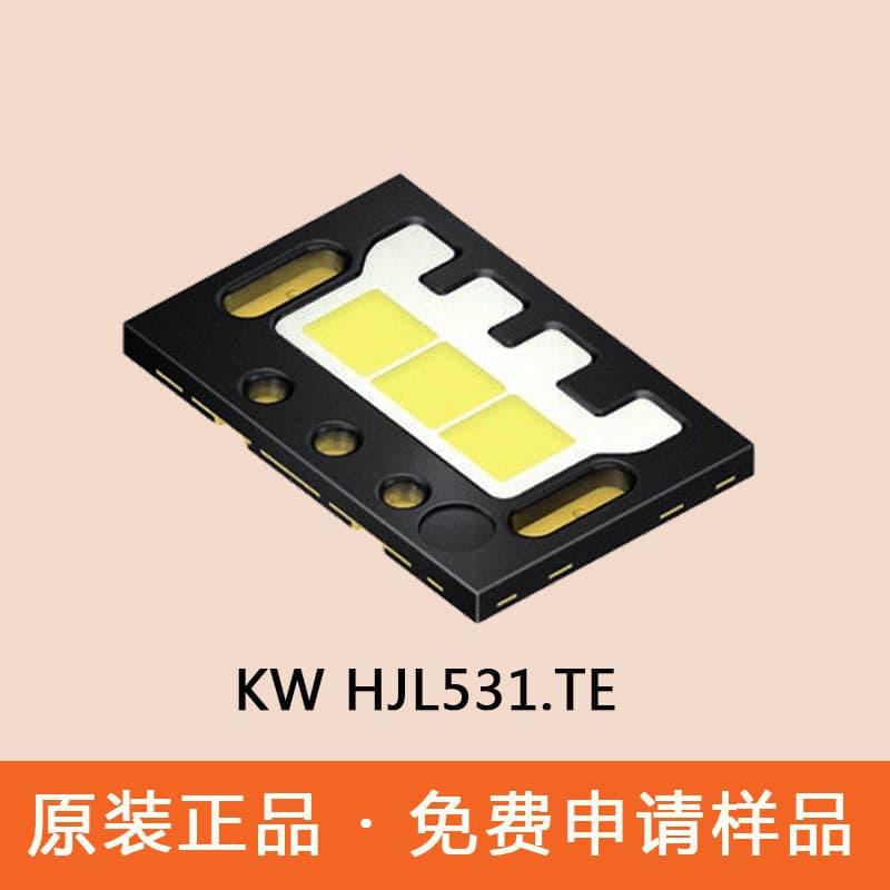 Osram KW HJL531 Black Base Three-Core White Light 9V 15W High Power Automotive Headlight SMD LED Lamp Bead