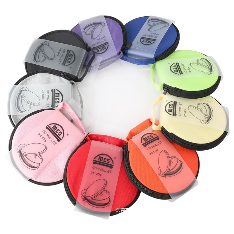 Car CD Storage Album, Vehicle Disc Holder, Simple Portable DVD Pouch Set with Creative Design