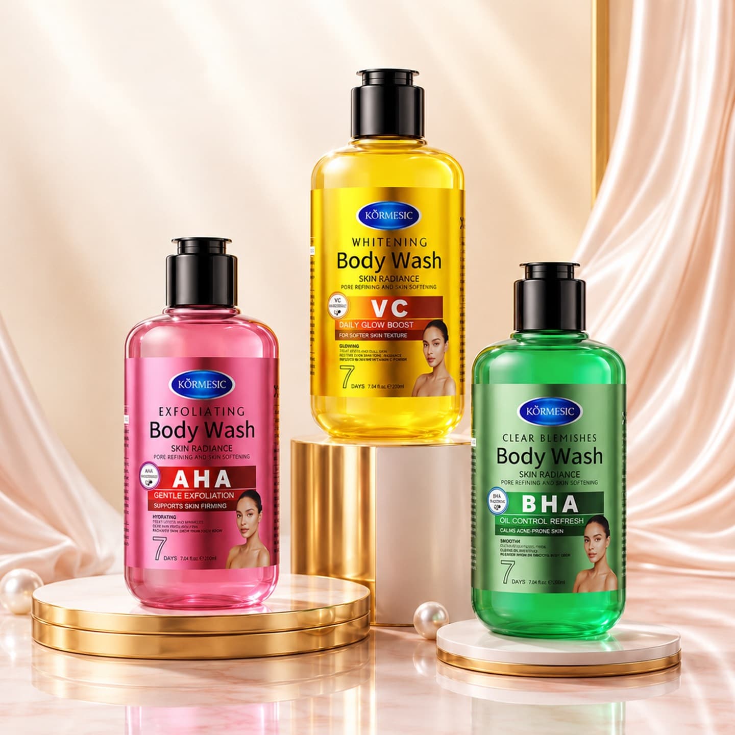 Southeast Asia Philippines KORMESIC Cross-border Exfoliating Body Wash & Hot-selling Wholesale from Foreign Trade Manufacturer