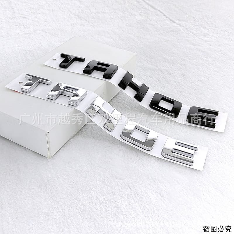 For Chevrolet New TAHOE Modified Emblem ABS Rear Tailgate Sticker Pickup Truck Door 3D Decal