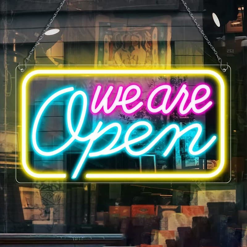 Cross-border Amazon neon light glowing letters, LED decorative lights, drop shipping, foreign trade exclusive advertising lights