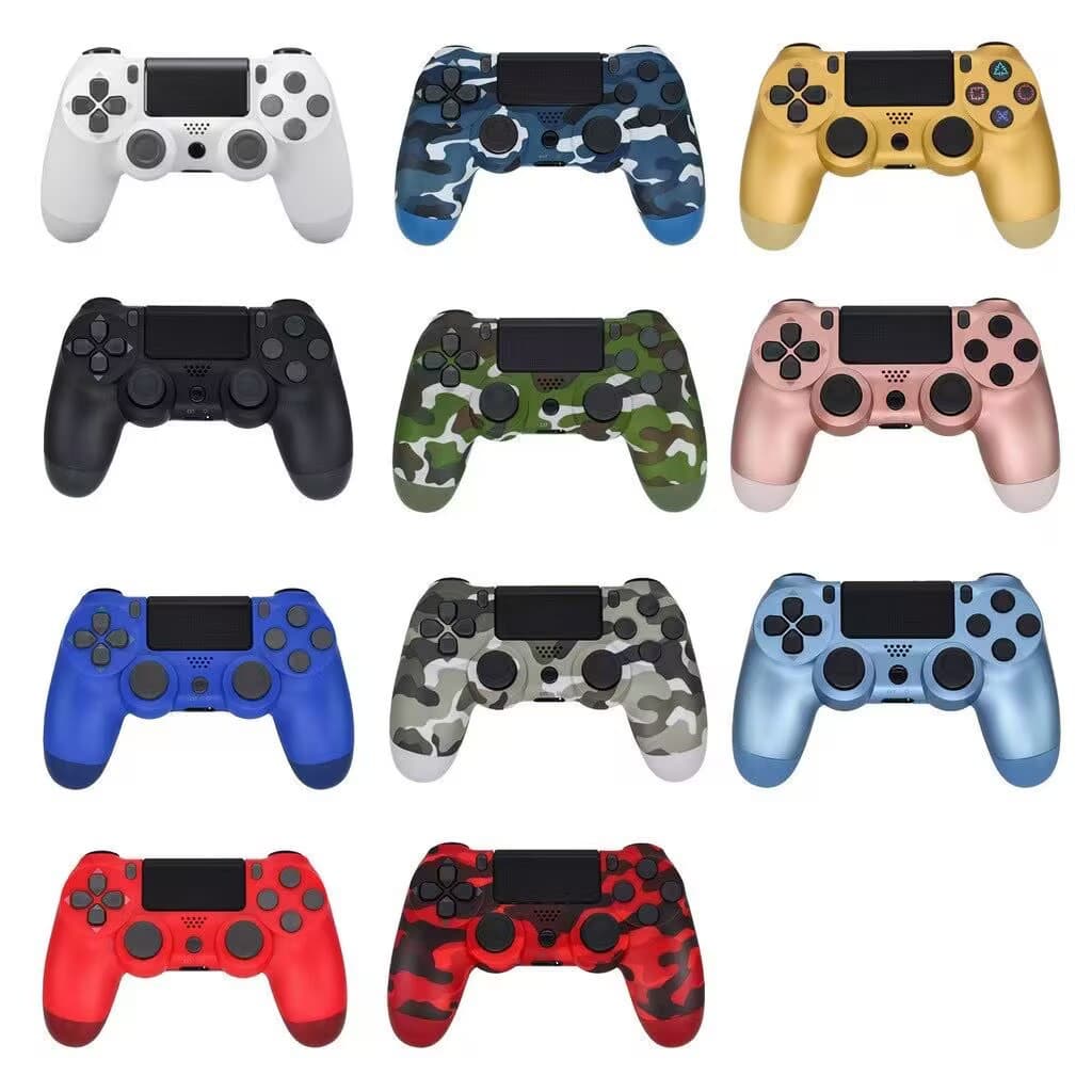 Cross-border Hot-selling Wireless Controller P4 Controller Analog Six-axis Vibration with Light P4 Game Controller PC Game Controller