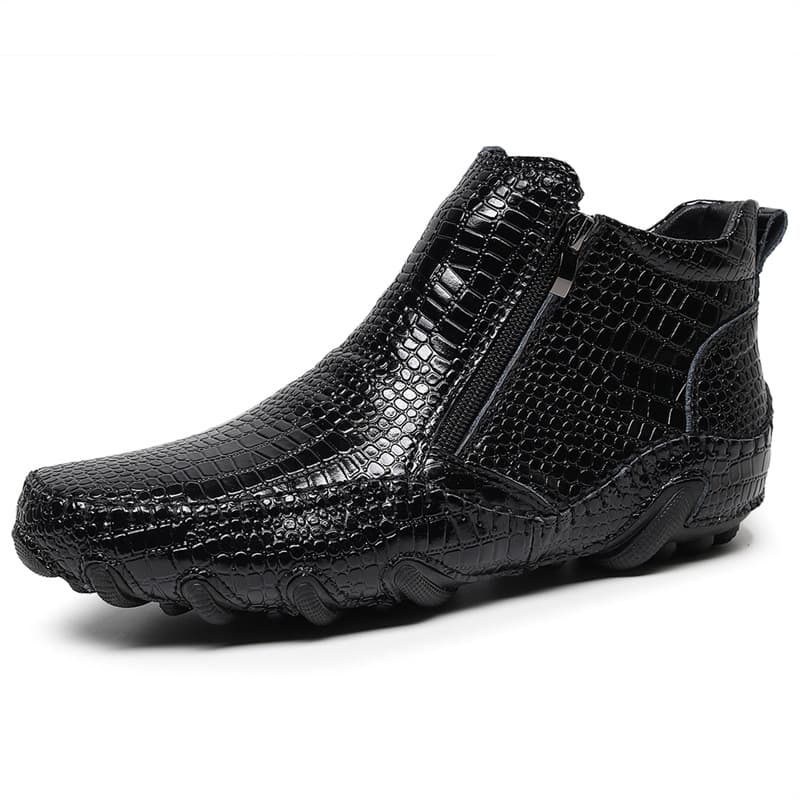2025 fashion casual soft breathable youth trend men's business casual leather shoes mens sneakers