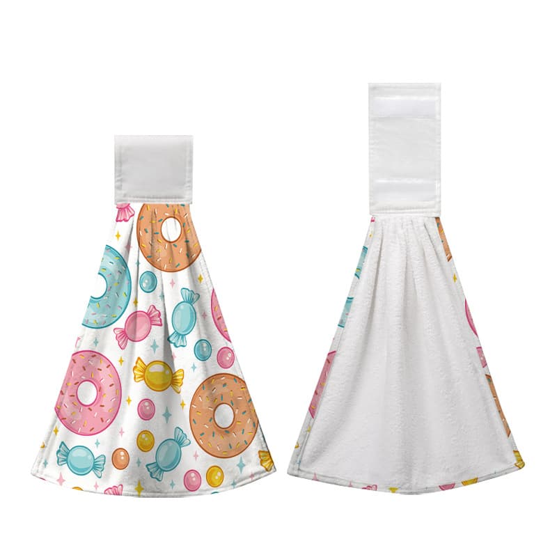 Cross-border Custom Hanging Moisture-proof Odor-resistant Stain-resistant Microfiber Kitchen Hand Towel Bathroom Absorbent Towel