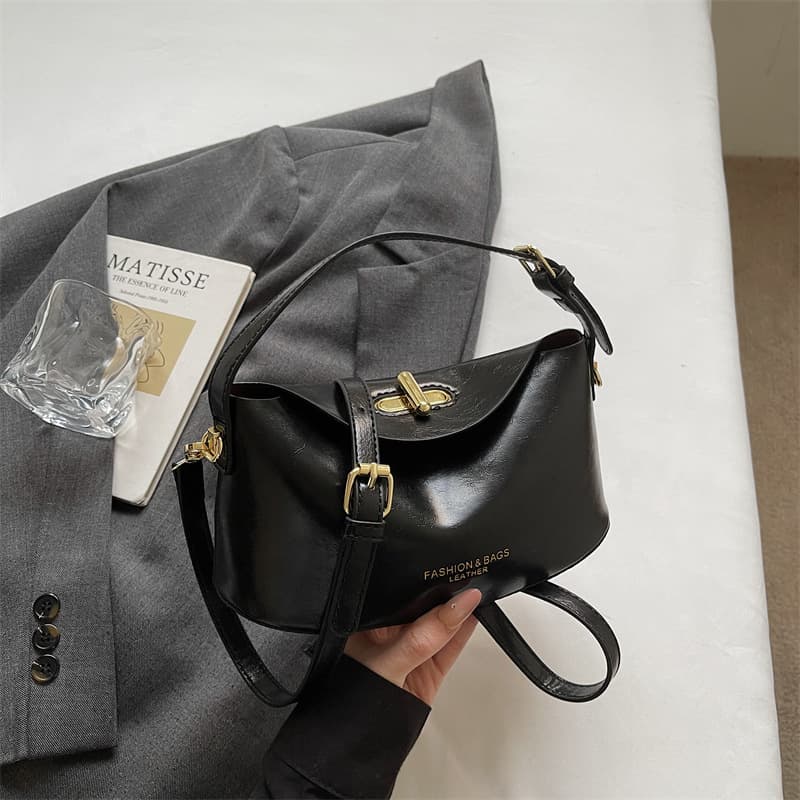 High-End Niche Luxury Handbag 2026 New Fashion Shoulder Crossbody Bag Korean Style Fashion Simple Dumpling Bag