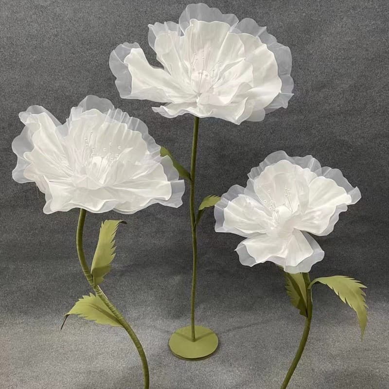 Wedding Decoration EVA Foam Flower, Aisle Guide Pole, Stage Background Decor, Large Flower, Window Display, Silk Flower