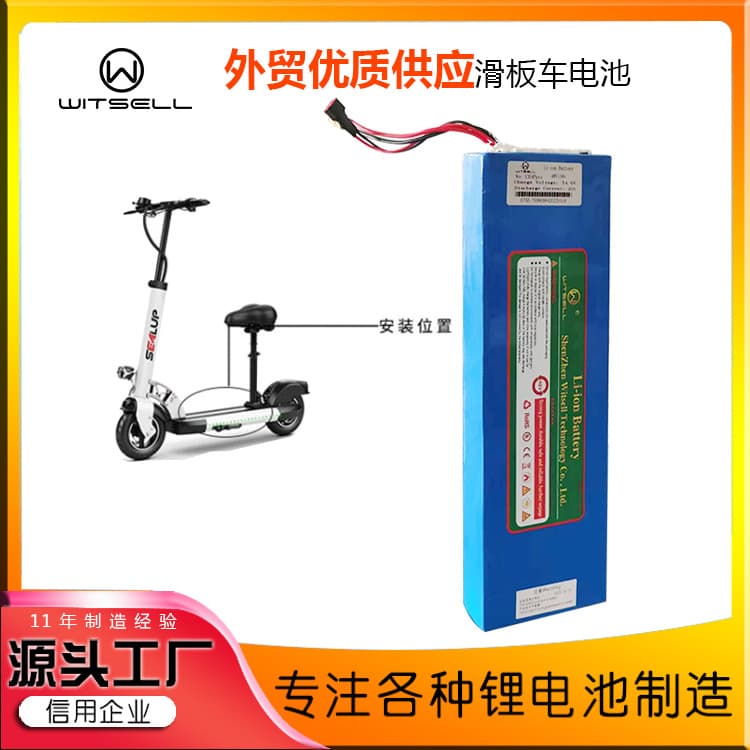 36V48V Electric Vehicle Balance Scooter Lithium Battery Pack Xilopu 18650 Power Battery
