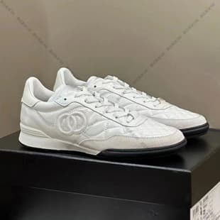 Double C Brand Chanel Style White Sneakers Women 2024 New Hot Style Dress Matching Heightening German Training Shoes Casual Sports Board Shoes
