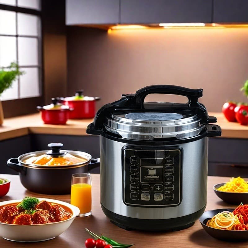 Cross-border smart rice cooker 304 fully automatic stainless steel multi-function large capacity pressure cooker household electric pressure cooker