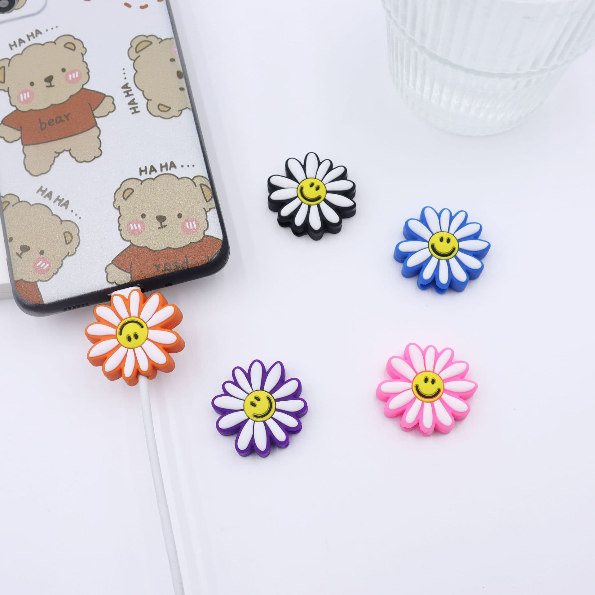 Xiangri Gui Cable Cover 5 Colors Non-duplicate Apple Android Data Cable Protective Cover Charging Protective Cover Bite