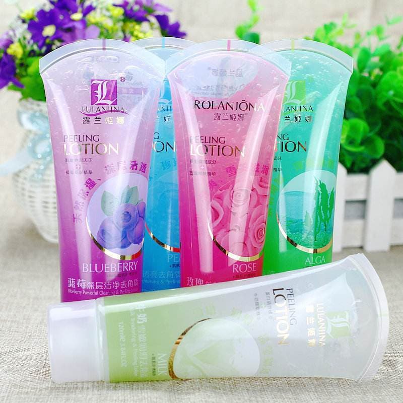Lulanjina Gel Facial Body Hand Foot Cleanser for Men and Women Exfoliating Scrub -143