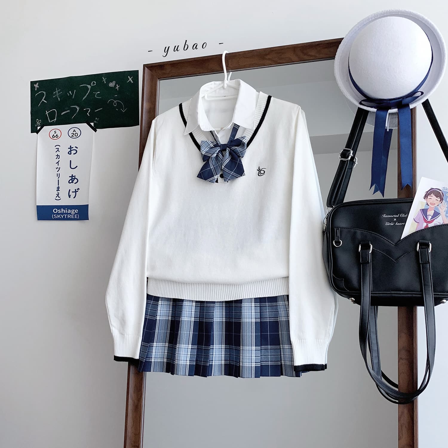 Original JK Yeqiu Zhong Solid Color Pullover Sweater, Japanese Uniform School Style Long Sleeve Knitwear Autumn/Winter Women's