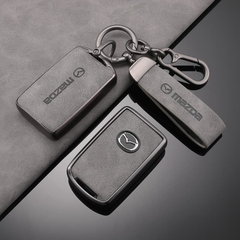 Suitable for Mazda 3 Axela Key Cover, Full TPU Leather Texture, CX-4, Mazda 6, Atenza, CX-30 Protective Case