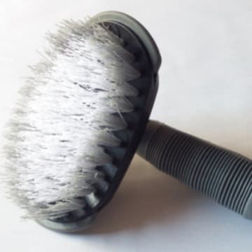 Factory Direct T-Shape Car Wash Tire Brush Hub Brush Curved Handle Brush Wholesale Plastic Car Tire Brush